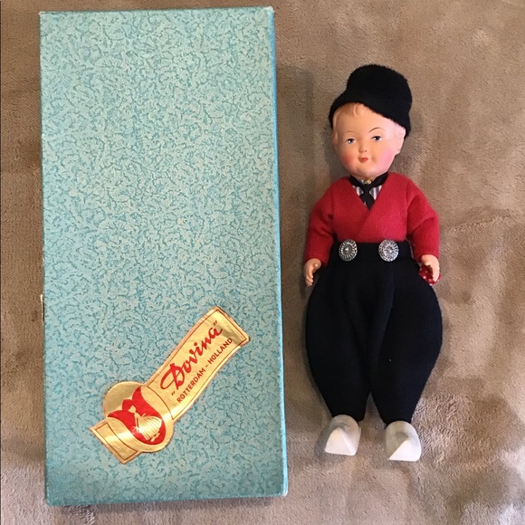 Vintage Dovina Dutch Boy Collectible Doll - Picture 3 of 13